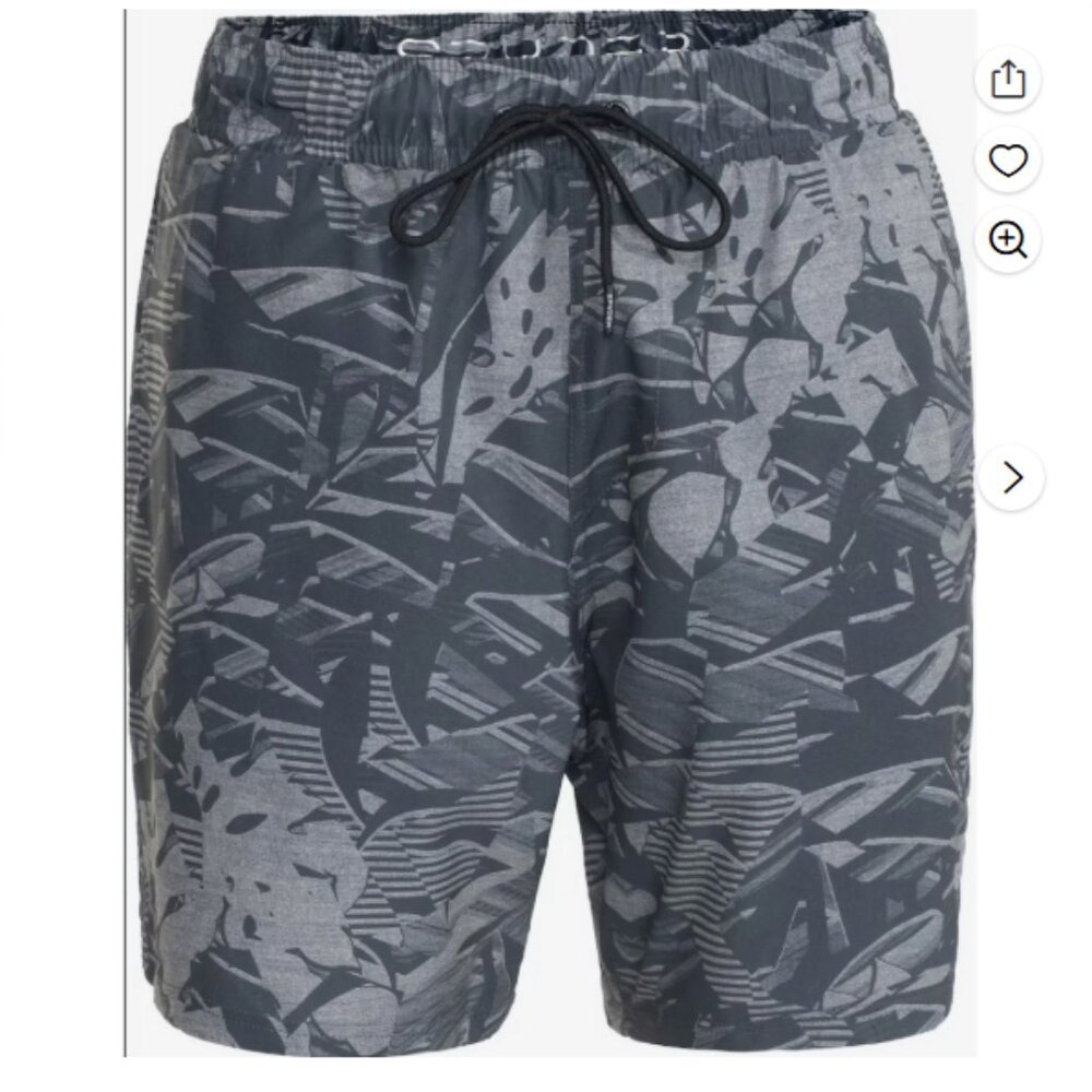 Spyder Men's Swim Shorts Grey  Graphic Print size Medium